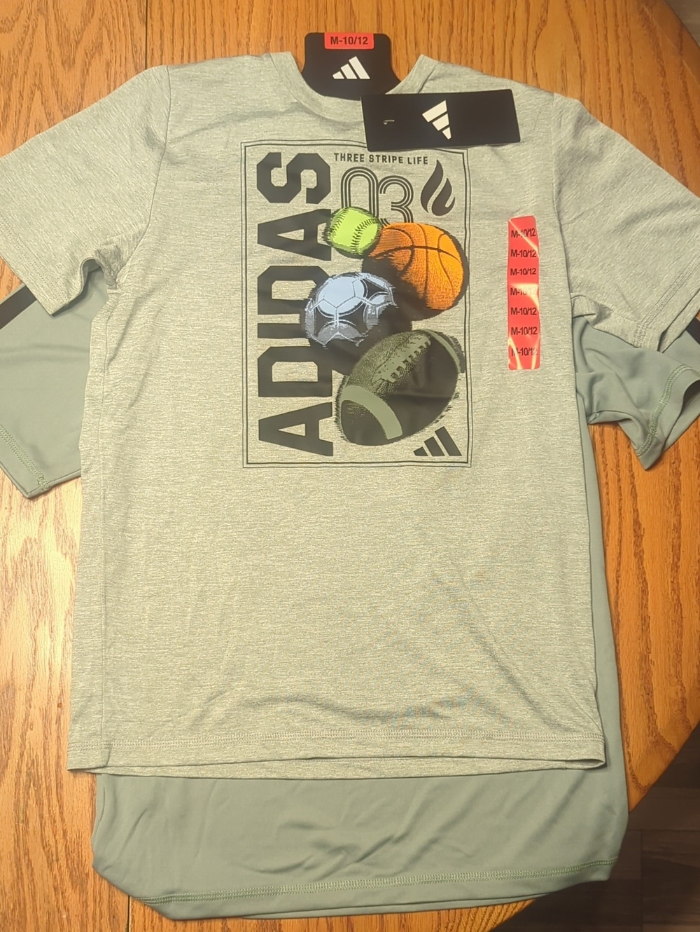 adidas Boys Graphic Short Sleeve Tee Shirts